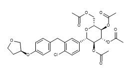 De Zuiverheids98% Wit Poeder C31H35ClO11 van Acetoxyempagliflozin CAS No 915095-99-7