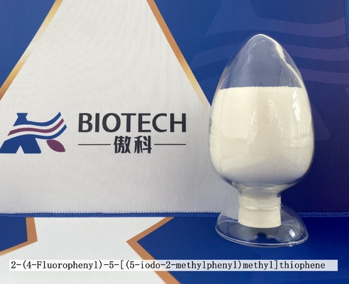 2 (4-Fluorophenyl) - [(5-Iodo-2-Methylphenyl) Methyl] Thiophene 5 het Kristallijne Poeder van CAS 898566-17-1