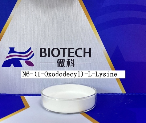 Kosmetische Additieven N6- (1-Oxododecyl) - l-Lysine Cas 52315-75-0 Witte Poederanalyse 95%