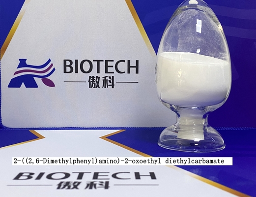 2-((2,6-dimethylphenyl) amino)-2-oxoethyldiethylcarbamate voor de onzuiverheid Leostesin Wit poeder Reinheid 97%