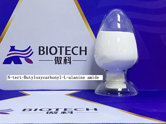 Aminozuurderivaten boc-Ala-NH2 CAS No 85642-13-3 voor Witte het poederzuiverheid 98% van Aminozurenderivaten