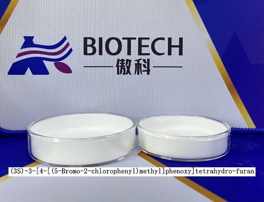 (3S) - 3 [4 [(5-Bromo-2-5-Bromo-2-Chlorophenyl) Methyl] Phenoxy] Tetrahydro-Furan Zuiverheids98% Wit Poeder 	APIstussenpersonen
