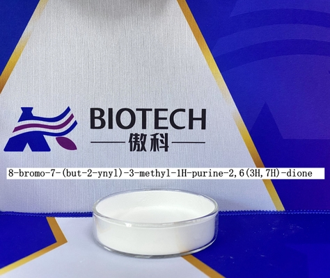 8-Bromo-3-methyl-3,7-dihydropurine-2,6-dione CAS No van APIstussenpersonen. 93703-24-3 gebroken wit poeder 99%
