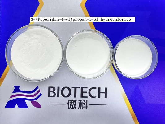 3- ((Piperidine-4-Yl) Propan-1-Ol Hydrochloride 97% CAS nr. 155270-01-2 Wit poeder