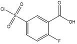 5 (Chlorosulphonyl) - 2-Fluorobenzoic Zure Heterocyclische Samenstelling CAS No .37098-75-2