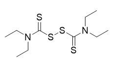 Metaalchelaat Chromatografie Tetraethylthiuram Disulfide CAS Nr 97-77-8 C10H20N2S4 Zuiverheid 95%