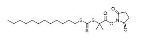N-succinimidyl 2-(dodecylthiocarbonothioylthio)-2-methylpropionaat CAS-nr. 925232-64-0 C21H35NO4S3