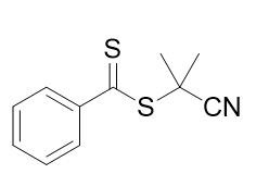 2-cyanopropaan-2-yl benzodithioaat CAS nr. 201611-85-0 C11H11NS2 Paarsachtig roodbruin poeder 97%