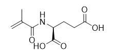 Metaalchelaatchromatografie Methacryloyl-L-glutaminezuur CAS 34373-07-4 Zuiverheid 95%