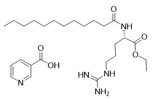 Cosmetische levensmiddelenadditieven N Alpha Lauroyl L Arginine Ethyl Ester 3 Picolinate