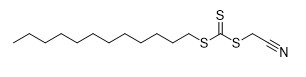 Het VLOTreagens CAS 796045-97-1 C15H27NS3 97% van Cyanomethyl Dodecyl Trithiocarbonate