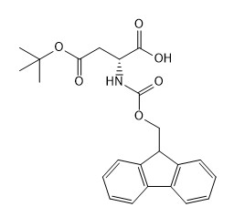 De Derivaten CAS No van het zuiverheids98% Aminozuur. 112883-39-3 fmoc-D-aspis (OtBu) - OH