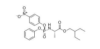 N-[(S) - ((4-Nitrophenoxy) phenoxyphosphinyl]-L-alanine 2-ethylbutyl Ester 1354823-36-1 Geel tot off-wit Poeder 95%
