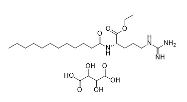 Gezond de Additieven voor levensmiddelenn Alpha Lauroyl Arginine Ethyl Ester Tartraat C24H46N4O9 van COA