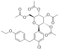 (2R, 3R, 4R, 5S, 6S) - 2 (Acetoxymethyl) - 6 (4-chloor-3 (4-Ethoxybenz CAS No 461432-25-7 APIs-Tussenpersonen