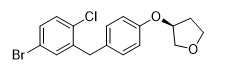 (3S) - 3 [4 [(5-Bromo-2-5-Bromo-2-Chlorophenyl) Methyl] Phenoxy] Tetrahydro-Furan Zuiverheids98% Wit Poeder 	APIstussenpersonen
