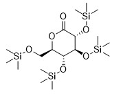 2,3,4,6-Tetrakis-o-Trimethylsilyl-D-Gluconolactone CAS 32384-65-9 Kleurloos aan Lichtgele Vloeibare APIs-Tussenpersonen