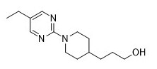 3-(1-(5-Ethylpyrimidine-2-Yl)Piperidine-4-Yl)Propan-1-Ol CAS 1046815-82-0 Poeder 98%