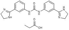 Imidocarbdipropionate de Zuiverheids99% Wit of Gray White Crystalline Powder C22H26N6O3 van CAS 55750-06-6