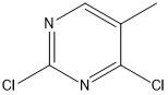 2,4-dichloor-5-methylpyrimidine API's tussenproducten CAS 1780-31-0 Zuiverheid 98% C5H4Cl2N2