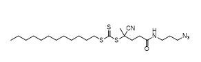 5 ((3-Azidopropyl) amino) - 2-cyano-5-oxopentan-2 dodecyl carbonotrithioate CAS No.	1644536-24-2 C22H39N5OS3