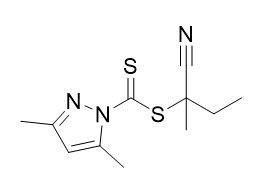 Metaalchelaatchromatografie 2-Cyanobutaan-2-yl 3,5-dimethyl-1H-pyrazool-1-carbodithioaat C11H15N3S2