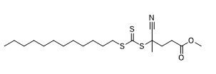 Methyl 4-cyaan-4-[(dodecylsulfanylthiocarbonyl)sulfanyl]pentanoaat CAS-nr. 870532-87-9 C20H35NO2S3 gele vloeistof