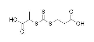 Metaalchelaatchromatografie 3-((((1-carboxyethyl)thio)carbonothioyl)thio)propaanzuur CAS-nr. 870451-09-5 C7H10O4S3