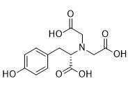 (S)-2,2'-((1-Carboxy-2-(4-Hydroxyfenyl)Ethyl)Azanediyl)Diazijnzuur CAS 1000191-14-9 C13H15NO7