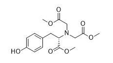 Dimethyl 2,2'-((3-(4-Hydroxyphenyl)-1-O-Methyl-1-Oxopropan-2-Yl)Azanediyl) ((S) -Diacetaat C16H21NO7