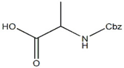 Aminozuurderivaten N-[(Benzyloxy)carbonyl]-L-alanine CAS. 1142-20-7 Wit poeder Zuiverheid 98%