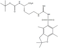 Aminozuurderivaten Boc-Arg(Pbf)-OH CAS. 200124-22-7 Zuiverheid 98% C24H38N4O7S