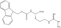 Aminozuurderivaten Fmoc-Arg ((NO2) -OH CAS. 58111-94-7 Wit poeder Zuiverheid 98% C21H23N5O6