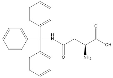 Aminozuurderivaten H-Asn (Trt) - OH CAS.132388-58-0 Zuiverheid 98% Wit poeder C19H18N2O5