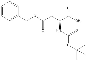 Boc-Asp (OBzl) - OH Aminozuurderivaten CAS 7536-58-5 Zuiverheid 98% C16H21NO6 Poeder