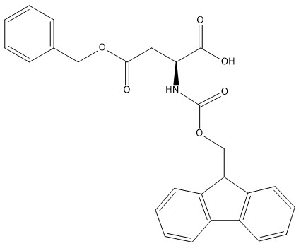 98% zuiverheidsaminozuurderivaten CAS 86060-84-6 fmoc-Asp (OBzl) - OH C26H23NO6