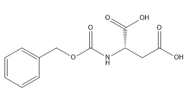 CAS 1152-61-0 N-carbobenzyloxy-l-asparaginezuur 98% aminozuurderivaten C12H13NO6