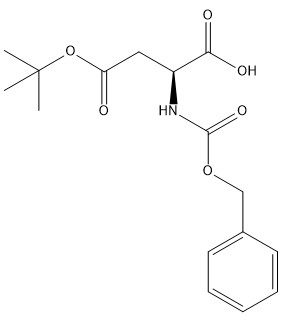 Zuiverheid 98% CAS Nr. 5545-52-8 Z-Asp(OtBu)-OH C16H21NO6 Aminozuurderivaten