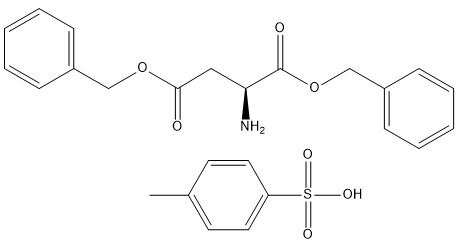 98% CAS 2886-33-1 H-Asp (OBzl) - OBzl·Tos Aminozuurderivaten Lichtbruin Poeder C25H27NO7S
