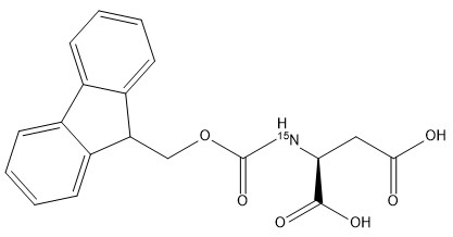 De Derivaten CAS No van het zuiverheids98% Aminozuur. 287484-33-7 fmoc-aspis-OH--15N