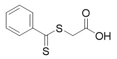 VLOTreagens 2 ((Phenylcarbonothioyl) thio) azijnzuur CAS No. 942-91-6 C9H8O2S2-Sinaasappel aan Bruin aan Donkerrood poeder