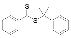 VLOTreagens 2 phenylpropan-2 benzodithioate CAS No. 201611-77-0 de Donkerrode purpere vloeistof van C16H16S2