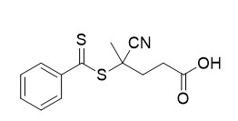 4-Cyano-4 (van Phenylcarbonothioylthio) het Zure CAS 201611-92-9 C13H13NO2S2 Purpere Rode Gele Poeder van Pentanoic