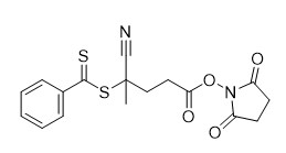 N-Succinimidyl 4-Cyano-4 (Phenylcarbonothioylthio) Pentanoate-VLOTreagens CAS 864066-74-0 C17H16N2O4S2 95%