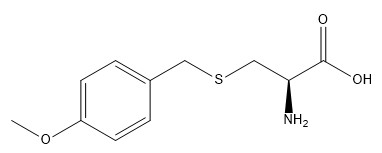 De Derivaten CAS 2544-31-2 h-Cys van het zuiverheids98% Aminozuur (pMeOBzl) - OH C11H15NO3S