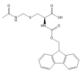 De Derivaten CAS 86060-81-3 fmoc-Cys van het zuiverheids98% Aminozuur (Acm) - OH C21H22N2O5S