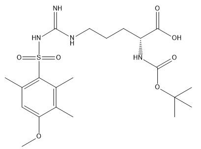 De Derivaten CAS 200122-49-2 boc-D-Arg van het zuiverheids98% Aminozuur (Mtr) - OH C21H34N4O7S