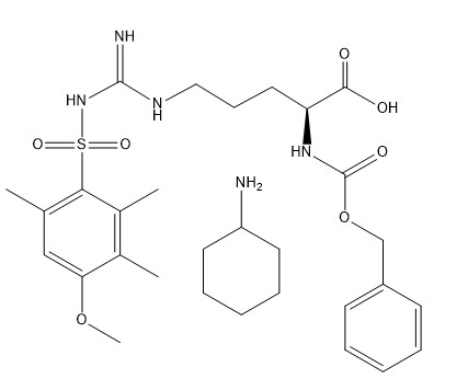 De Derivaten CAS 80745-09-1 z-Arg van het zuiverheids98% Aminozuur (Mtr) - OH.CHA C30H45N5O7S