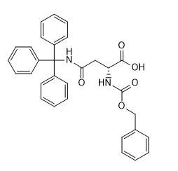 De Derivaten CAS No van het zuiverheids98% Aminozuur. 200259-87-6 z-D-Asn (Trt) - OH C31H28N2O5