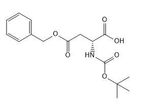 De Derivaten CAS No van het zuiverheids98% Aminozuur. 51186-58-4 boc-D-aspis (OBzl) - OH C16H21NO6